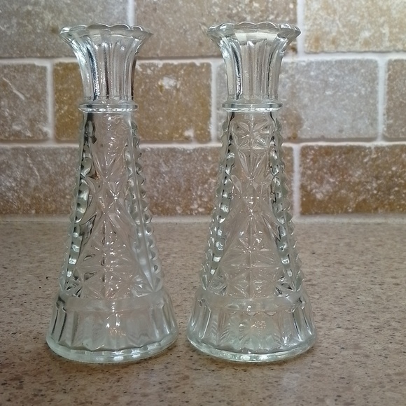 Glass design candle holders - Picture 1 of 2